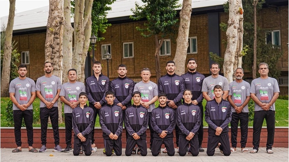 اعزام تیم کشتی نوجوانان ایران به یونان جهت حضور در رقابت‌های جهانی