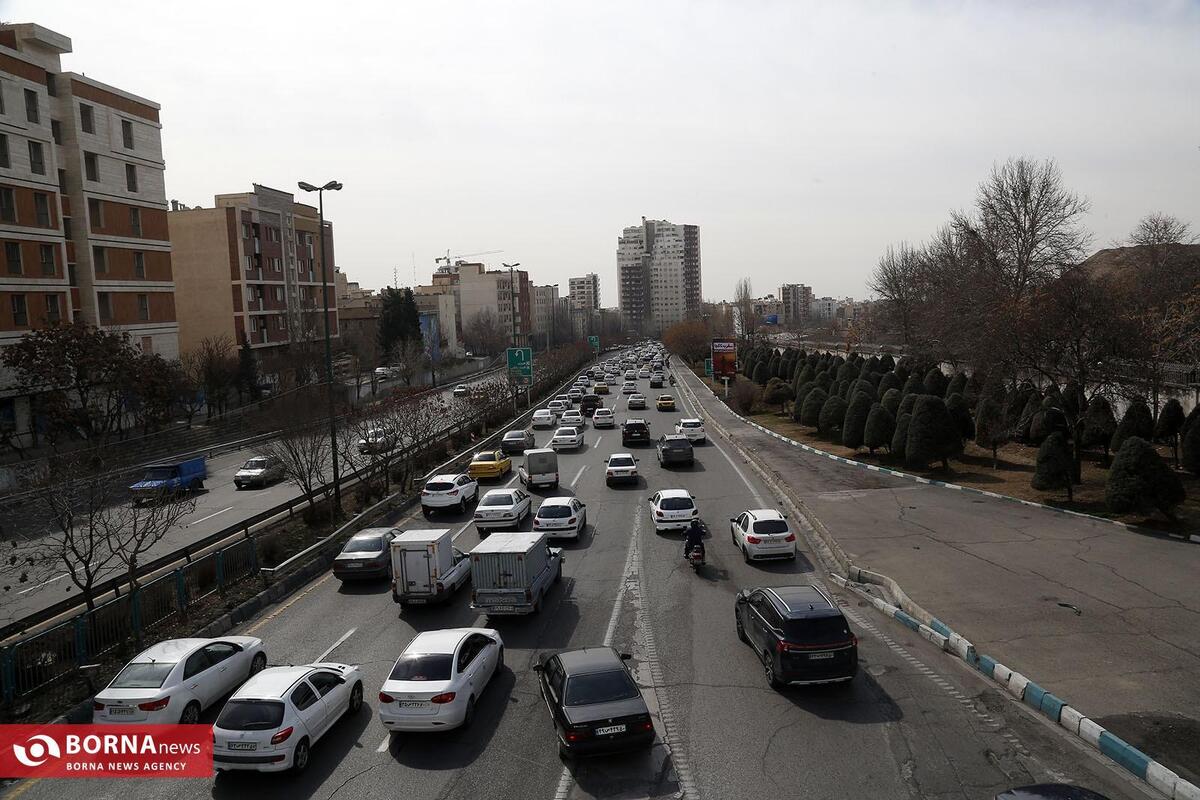 ترافیک نیمه سنگین در مسیرهای ورودی به تهران