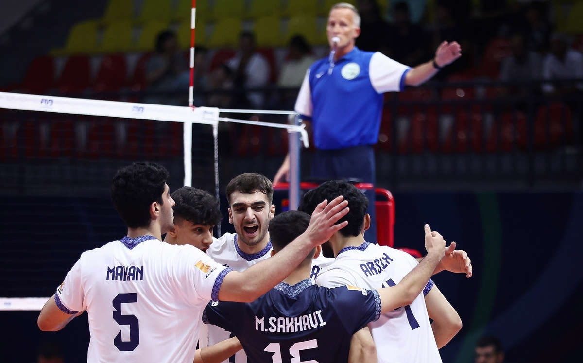 صدرنشینی تیم ملی والیبال نوجوانان ایران در رقابت‌های قهرمانی جهان