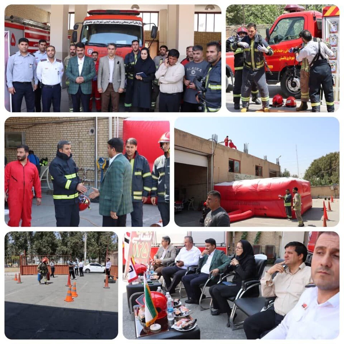 رصد میدانی مدیریت شهری باغستان از آمادگی نیروهای آتش‌نشانی در مانور تخصصی و عملیاتی