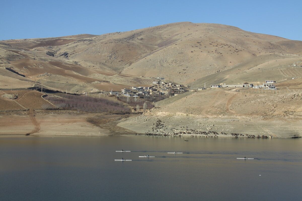 اردوی تیم ملی قایقرانی مردان کشور در سد مهاباد آغاز شد