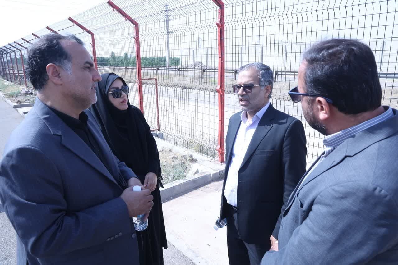 بازرس کل استان قزوین از پروژه های شهرداری محمدیه بازدید کرد