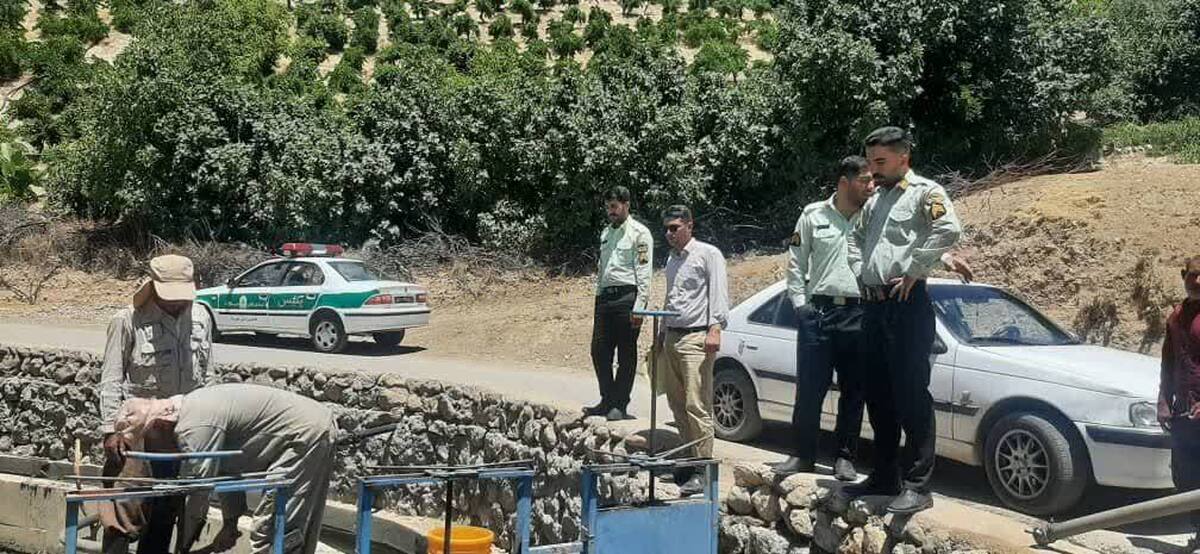 پر و مسلوب المنفعه نمودن سه حلقه چاه غیرمجاز فعال در شهرستان دنا