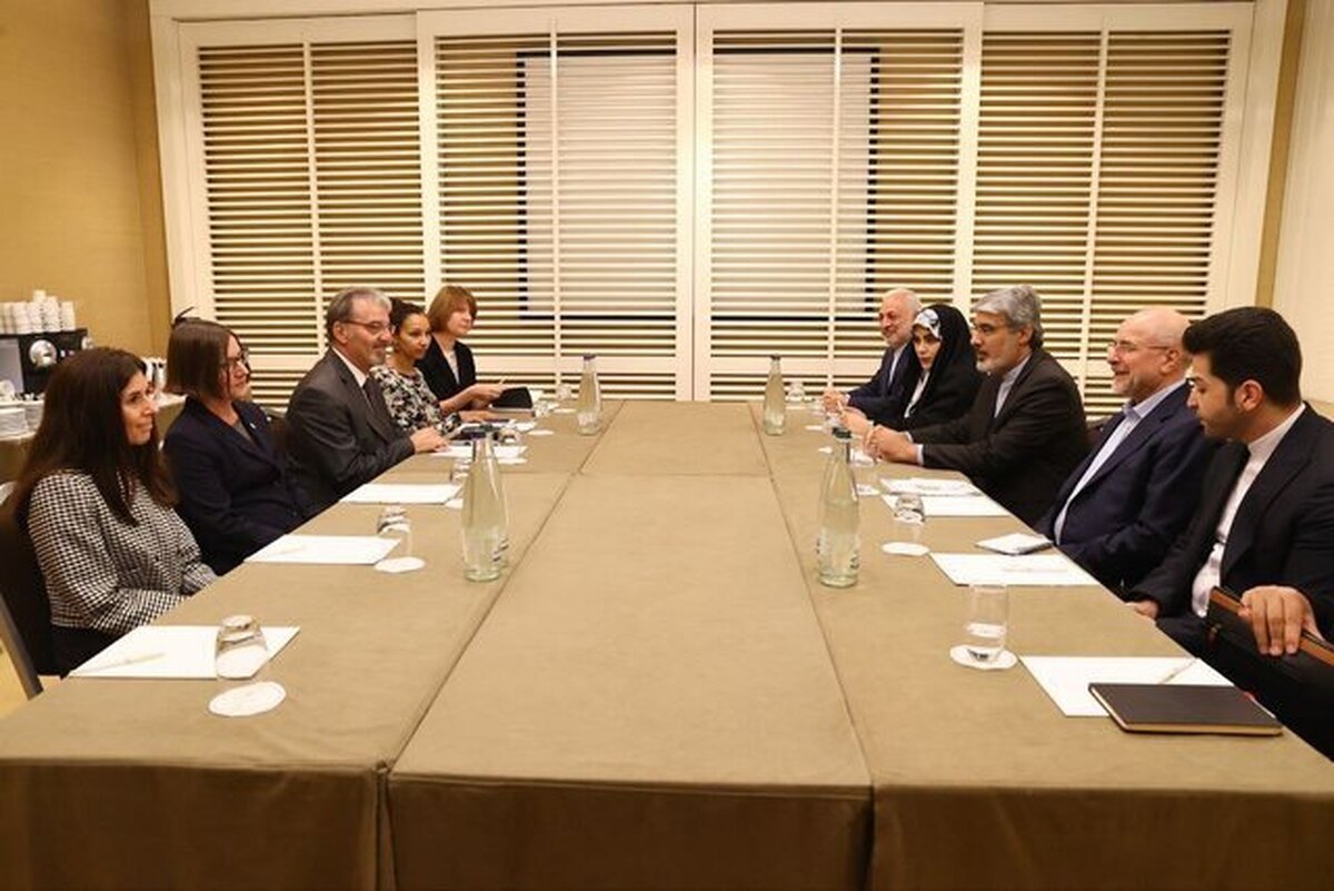 دیدار رئیس مجلس و رئیس کمیته صلیب سرخ در ژنو