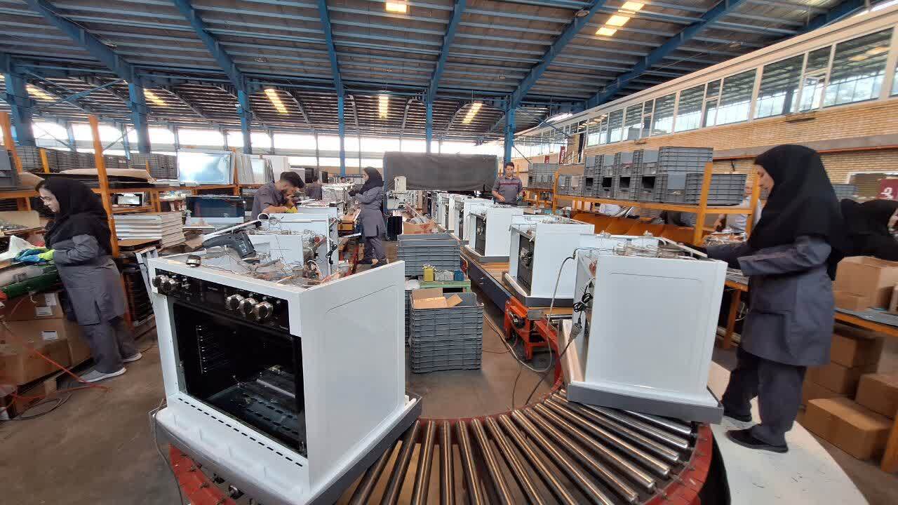 بازدید استاندار از شرکت مهیارگاز (تایسز) تولیدکننده انواع لوازم خانگی