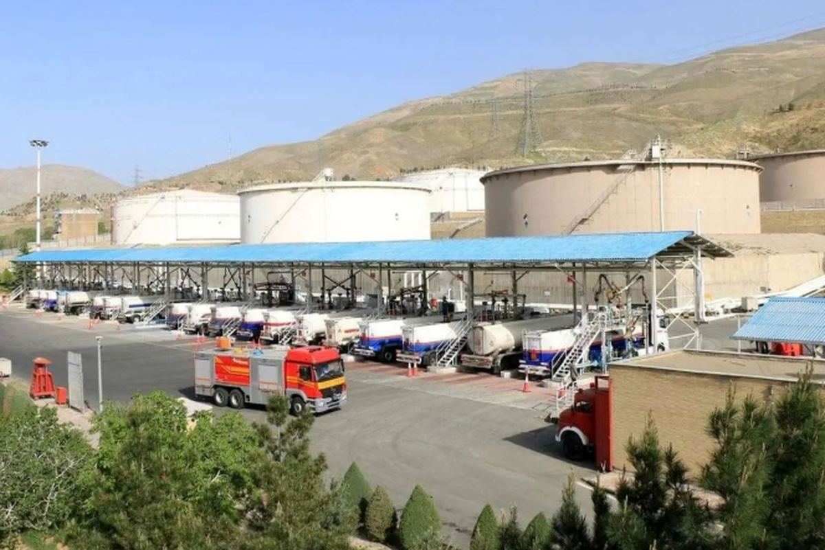 انتشار دود احتمالی از انبار نفت شهران