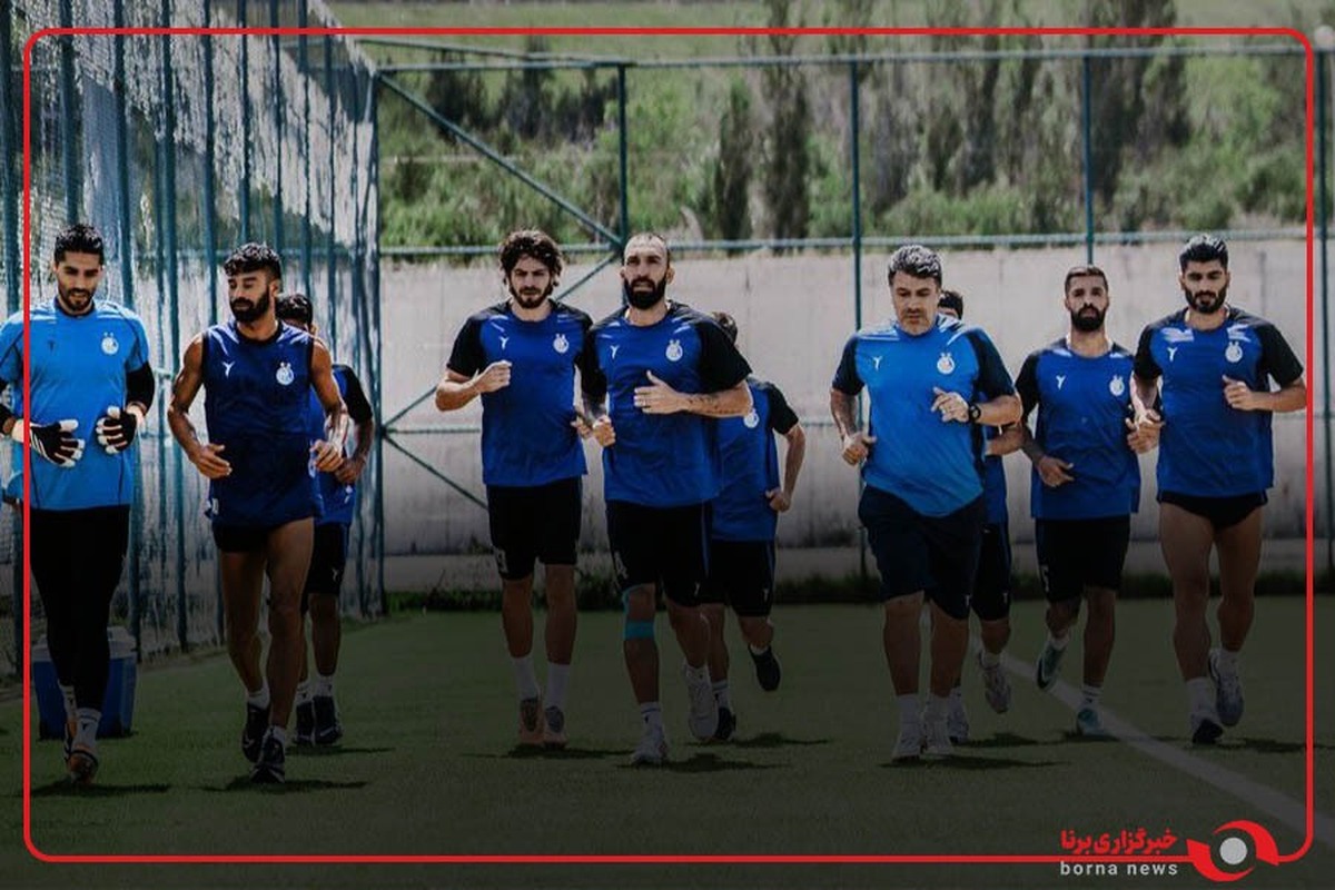 گوشه‌ای از تمرینات استقلال در ترکیه