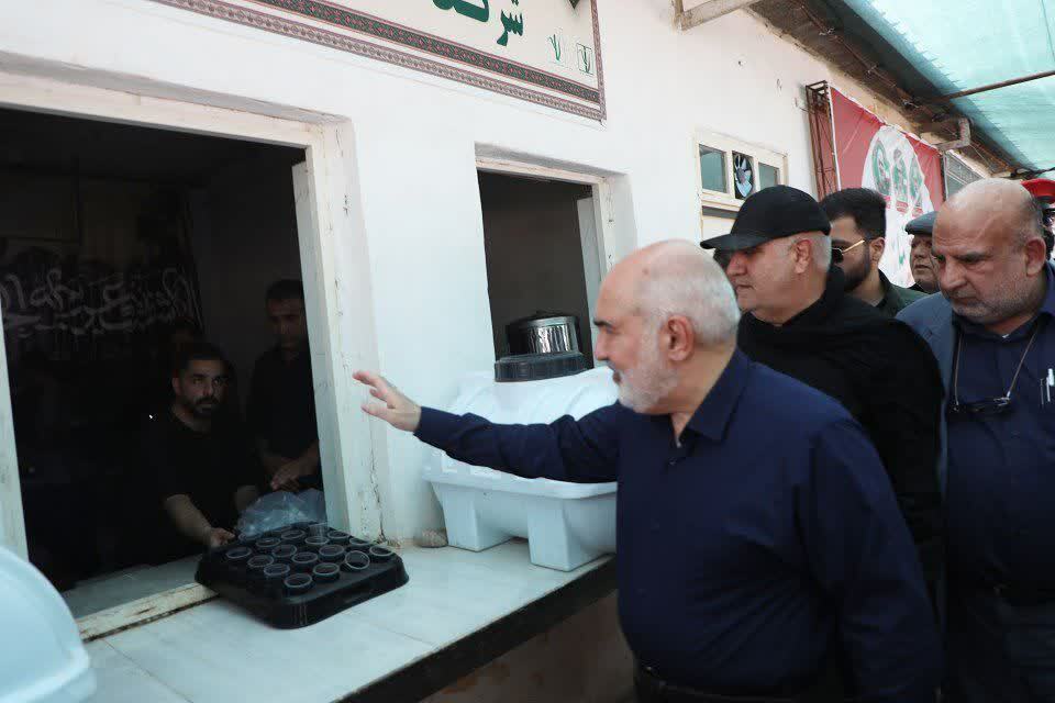 استاندار خوزستان از روند خدمات‌رسانی به زوار در مرز اربعینی شلمچه بازدید کرد