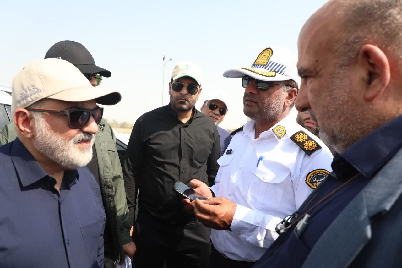 استاندار خوزستان از روند خدمات‌رسانی به زوار در مرز اربعینی شلمچه بازدید کرد