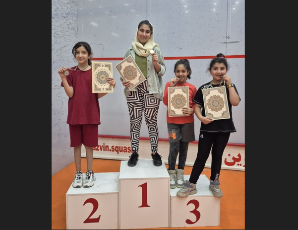 نفرات برتر مسابقات اسکواش قزوین «یادواره شهیدرجایی» معرفی شدند