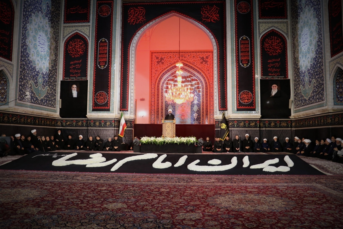 آیین خطبه خوانی شب شهادت امام رضا(ع)