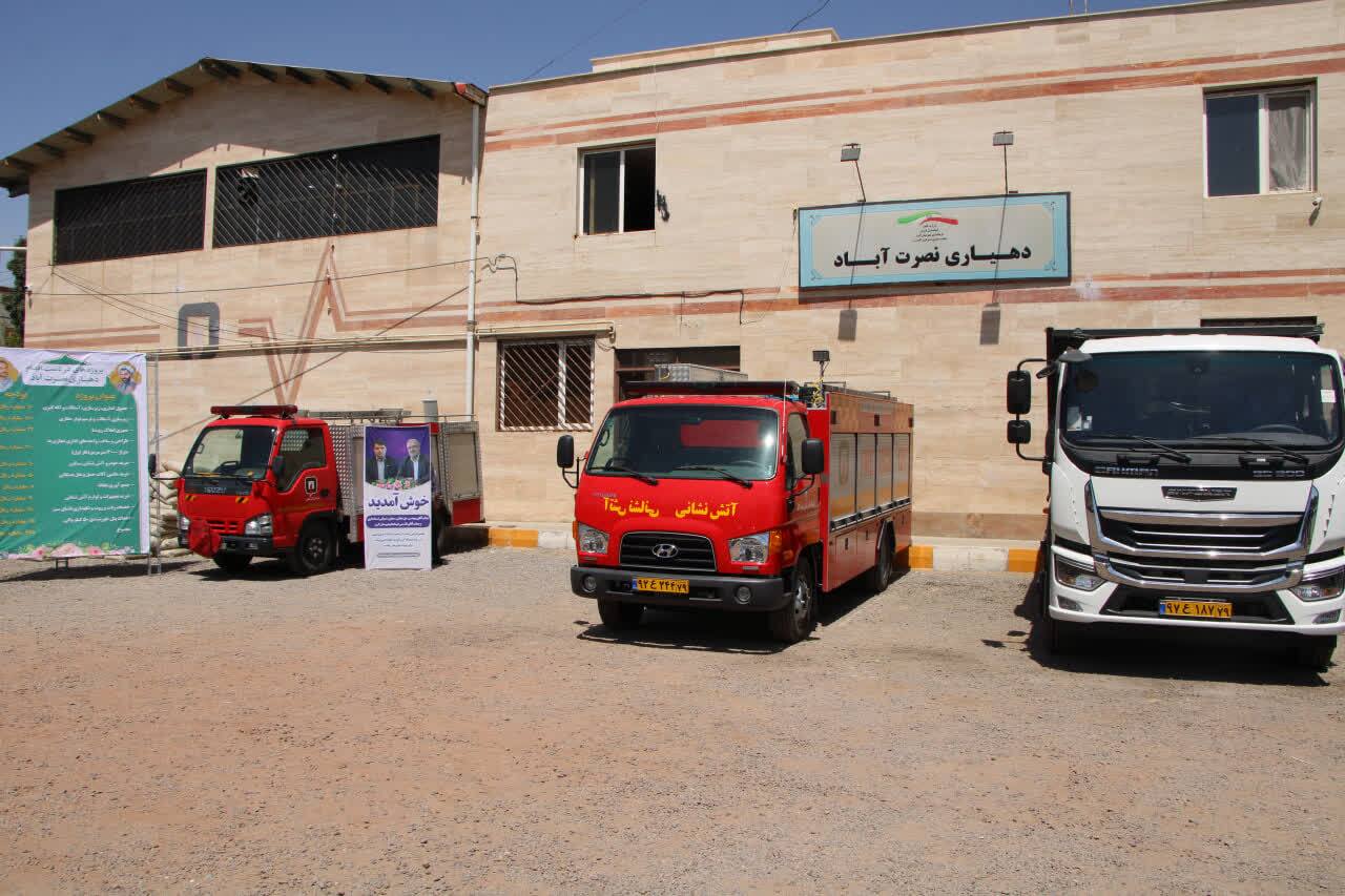 ۱۷ پروژه عمرانی به مناسبت هفته دولت در نصرت آباد افتتاح شد