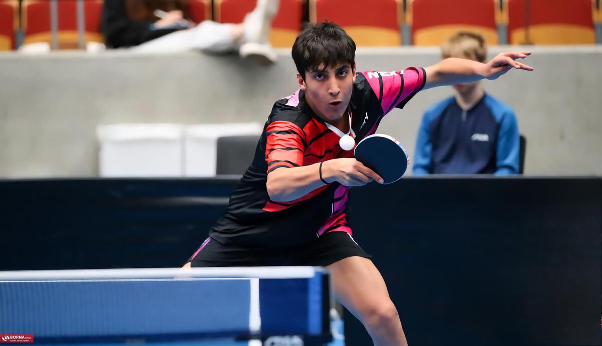 درخشش پینگ‌پنگ‌باز اصفهانی در کانتندر جوانان کرواسی