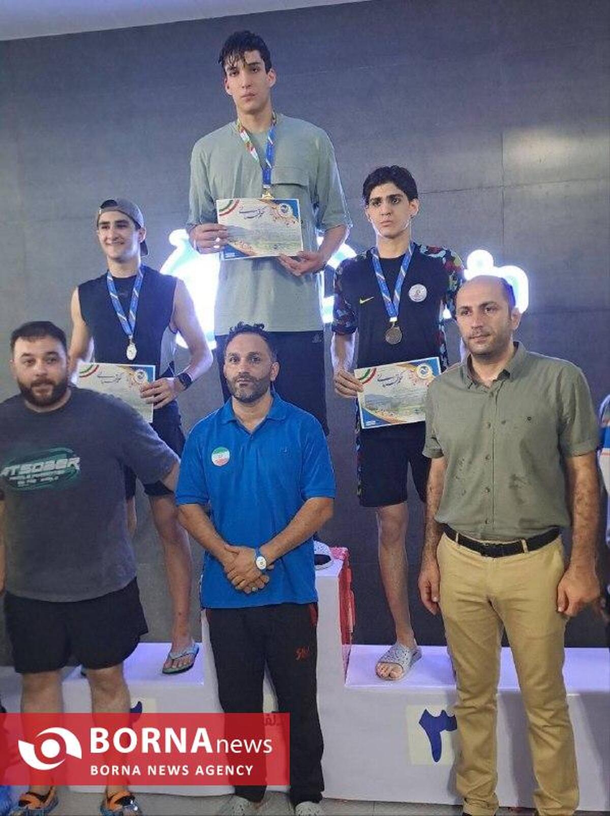 درخشش شناگران نیشابوری در مسابقات شنا بهشهر