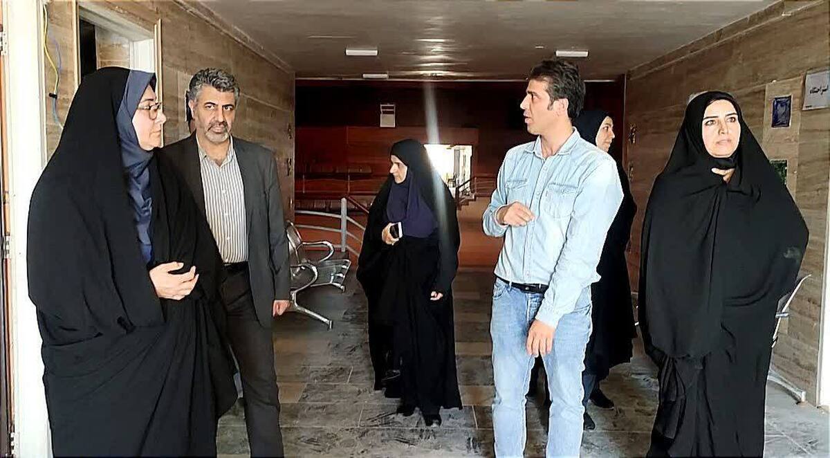 بازدید معاون توسعه امور بانوان وزارت ورزش از توسعه ورزشی شهر فرودگاهی قم