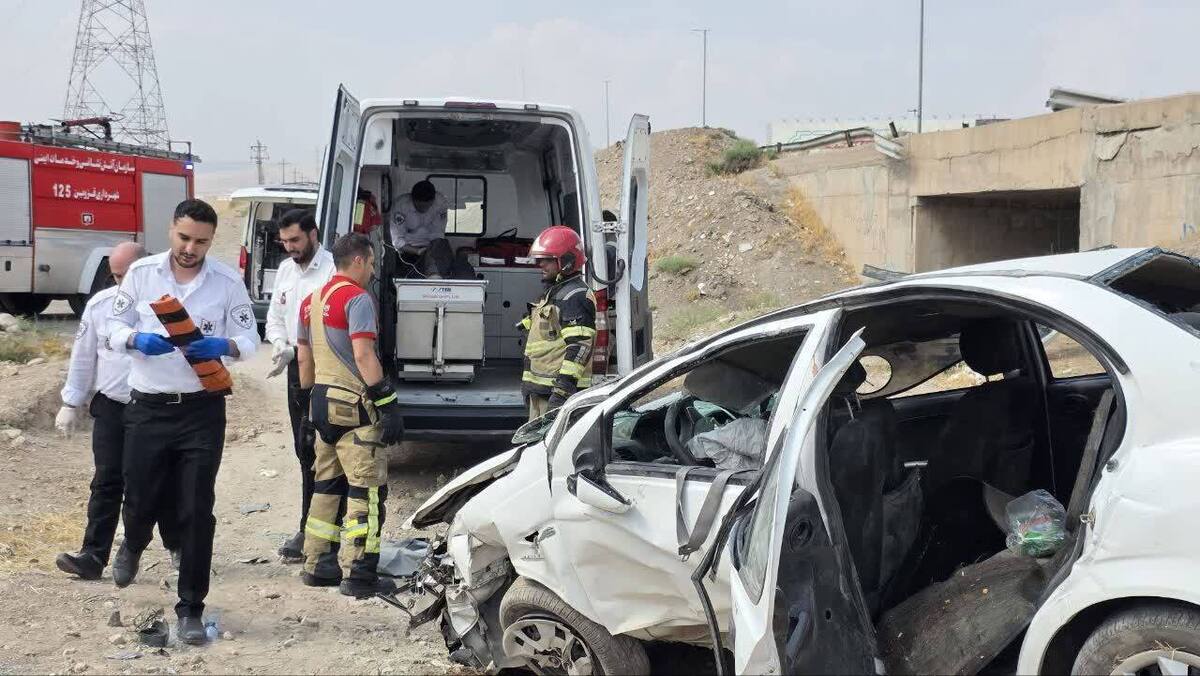 جان‌باختگان صحنه تصادف در جاده های استان قزوین افزایش یافت