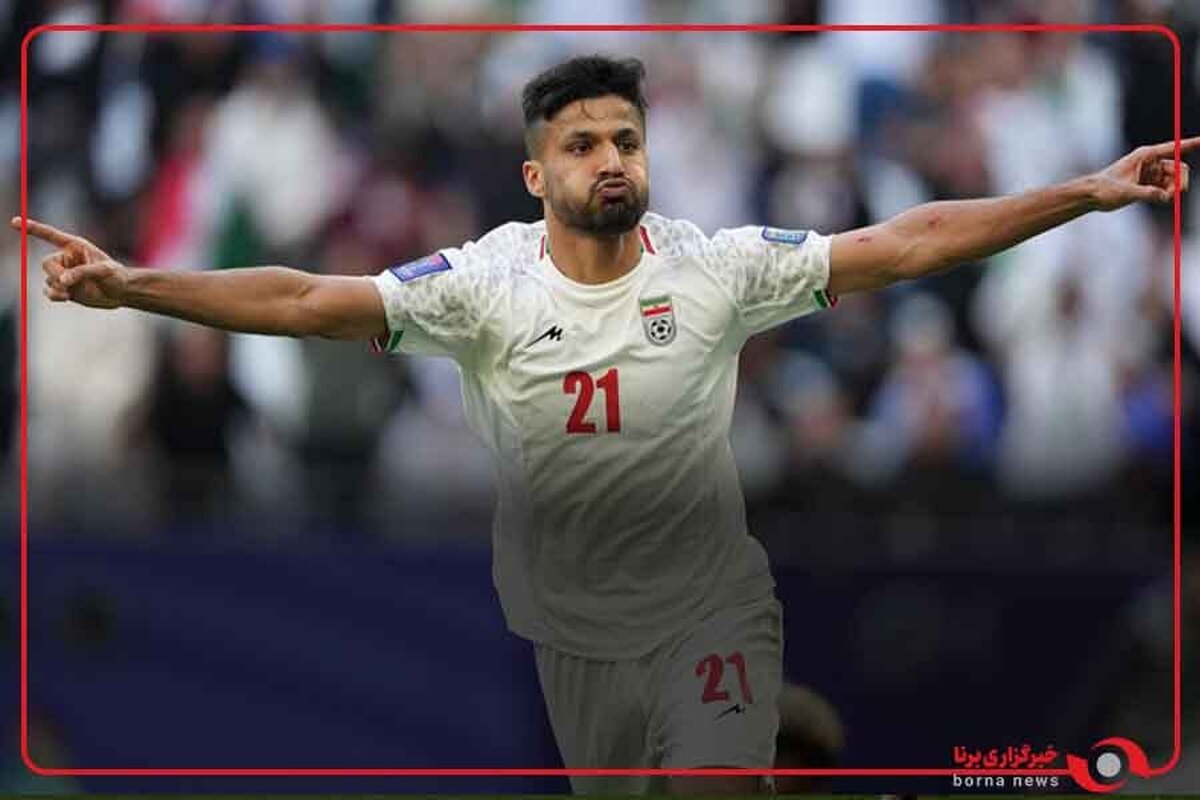 گل اول ایران به تاجیکستان توسط محمد مهدی محبی(38)