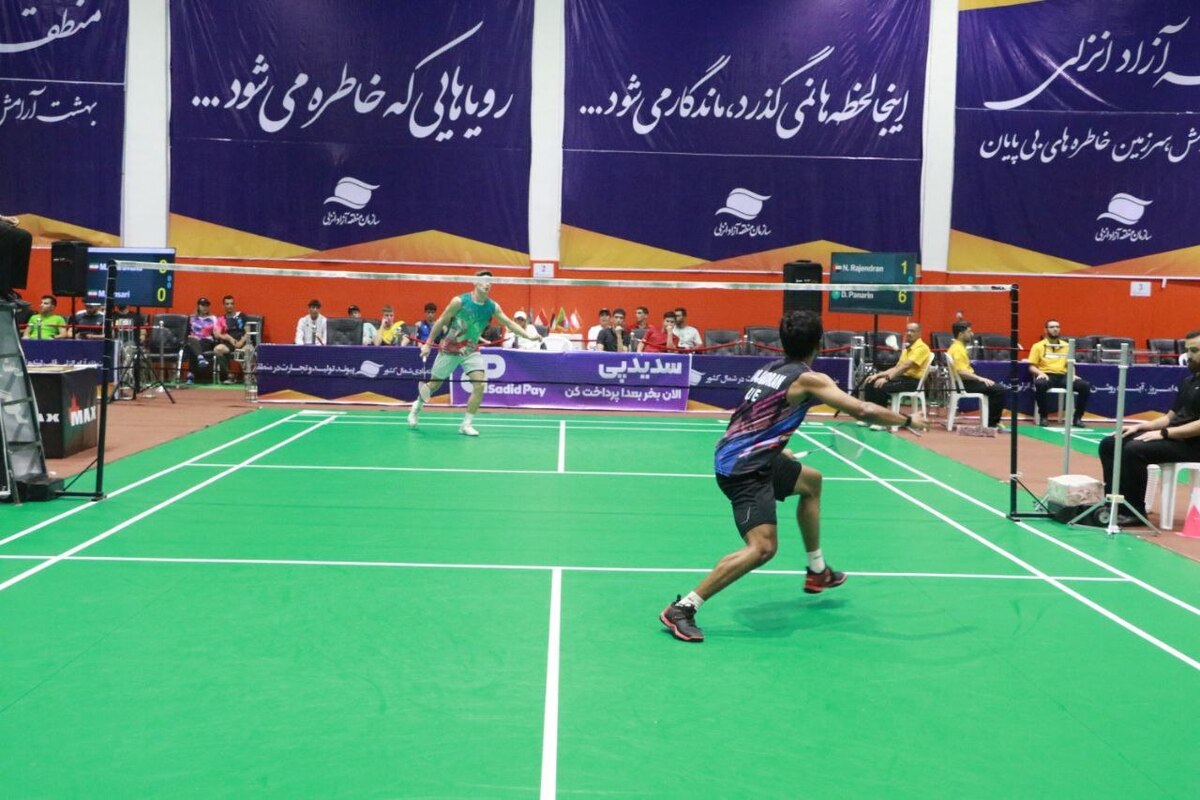 صعود نمایندگان بدمینتون ایران به مراحل نهایی جام کاسپین