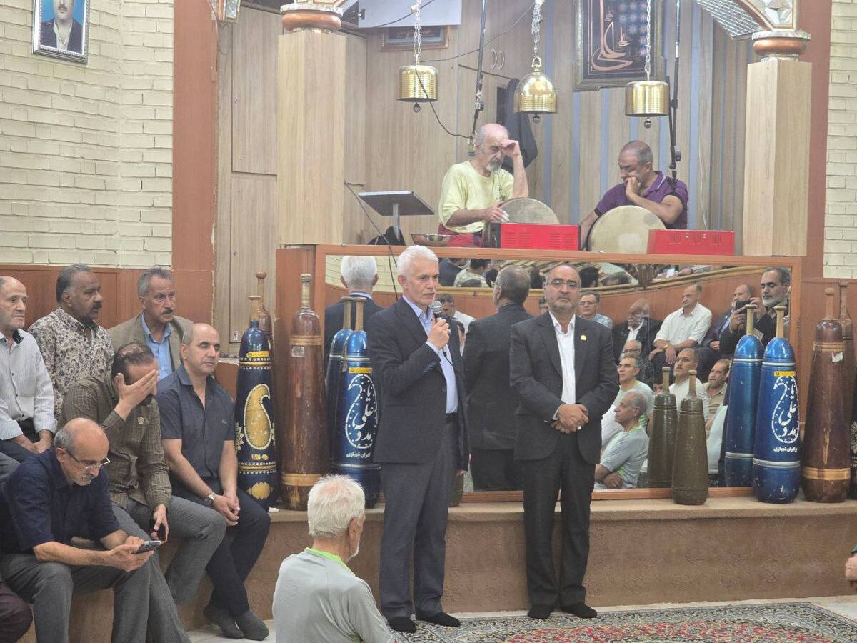 حضور معاون وزیر ورزش در زورخانه چمران مشهد