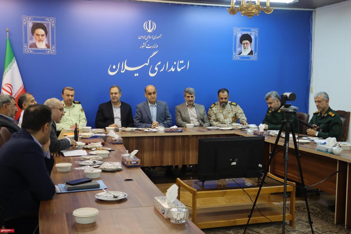 جلسه هماهنگی اختتامیه دومین کنگره ۸۰۰۰ شهید گیلان با حضور استاندار