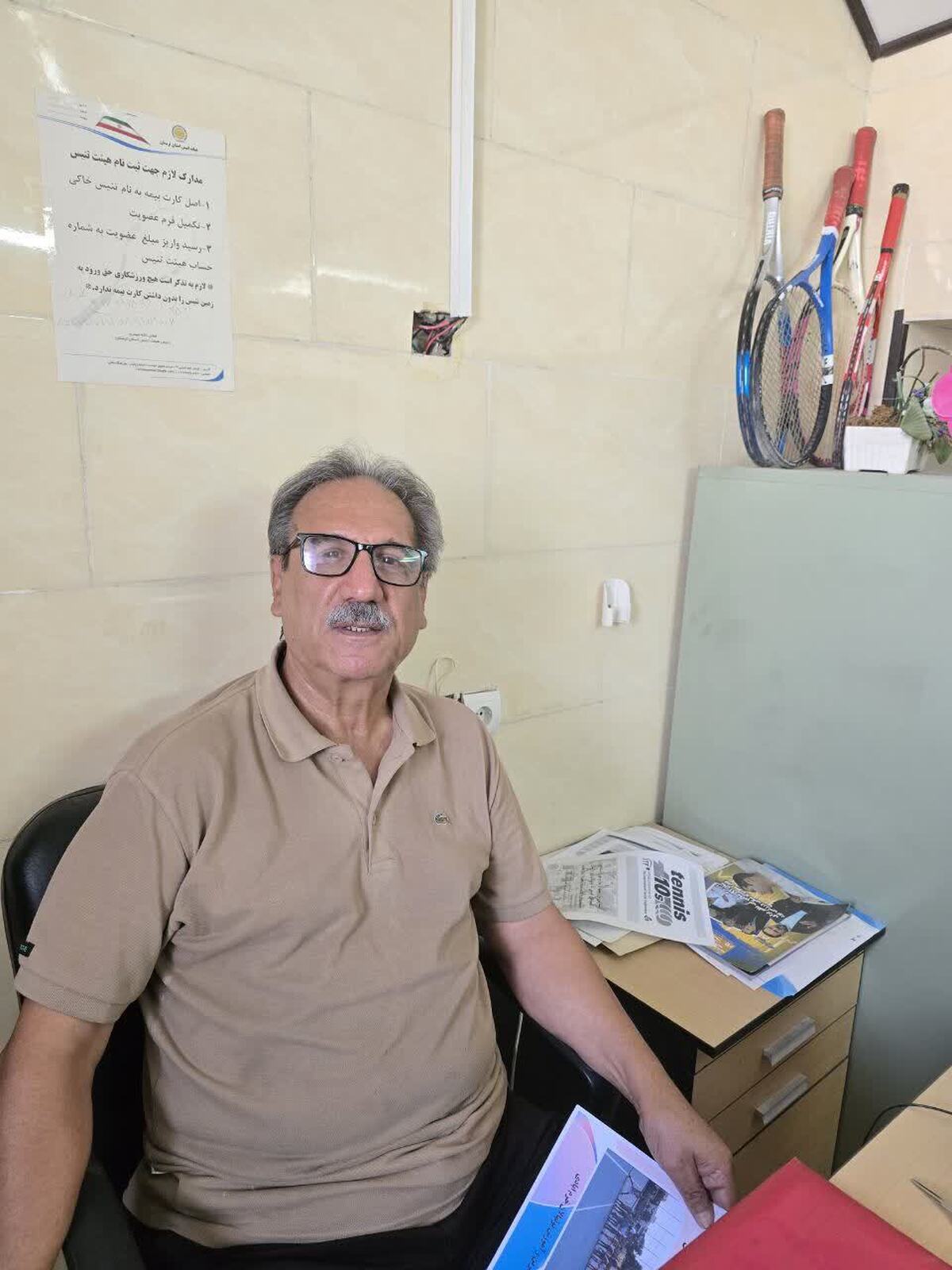 مجهزترین زمین تنیس غرب کشور در خرم آباد احداث می شود