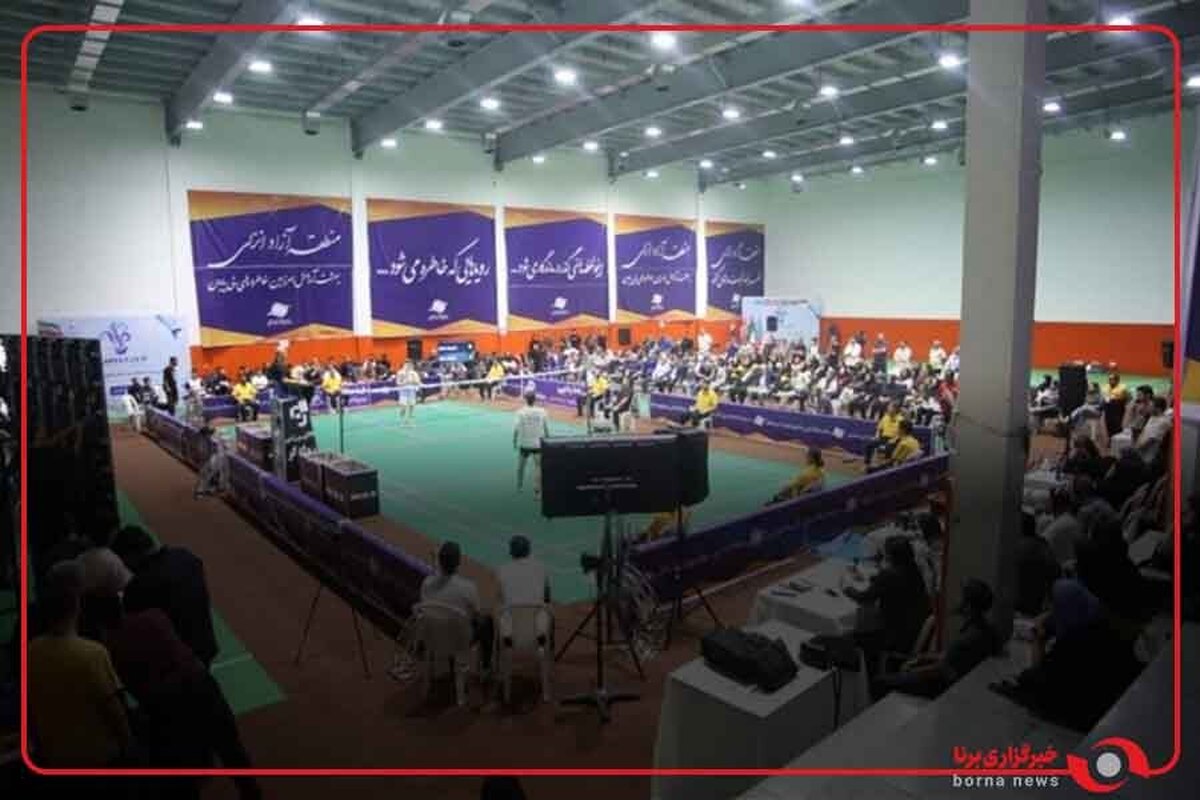 بخشی از دیدار نهایی مسابقات بین المللی فیوچر سریز جام کاسپین در منطقه آزاد انزلی