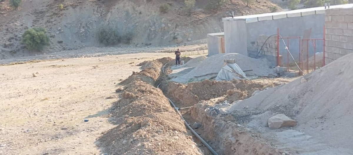 اصلاح و توسعه شبکه آب در روستای گدار دلی خلیفه ای/ تامین آب پایدار برای ۱۵ خانوار