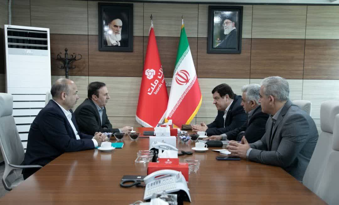 دیدار استاندار قزوین با مدیرعامل بانک ملت