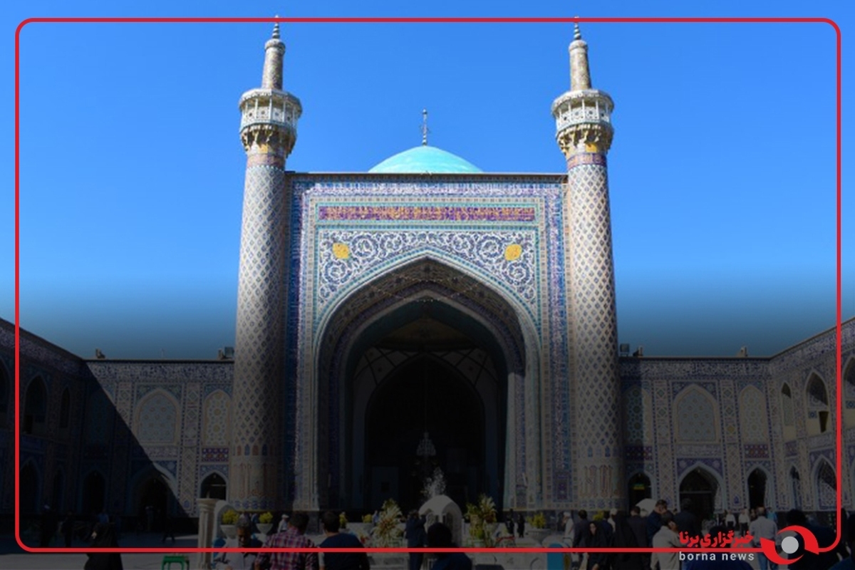 لحظاتی از عزاداری زائران یزدی در مسجد گوهرشاد