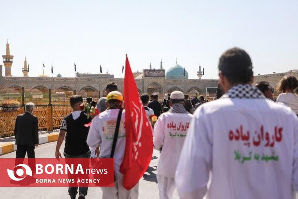 مشهدالرضا آماده استقبال از کاروان پیاده مشهد-کربلا