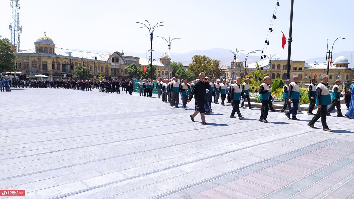 دسته عزاداری عاشقان رضوی در همدان