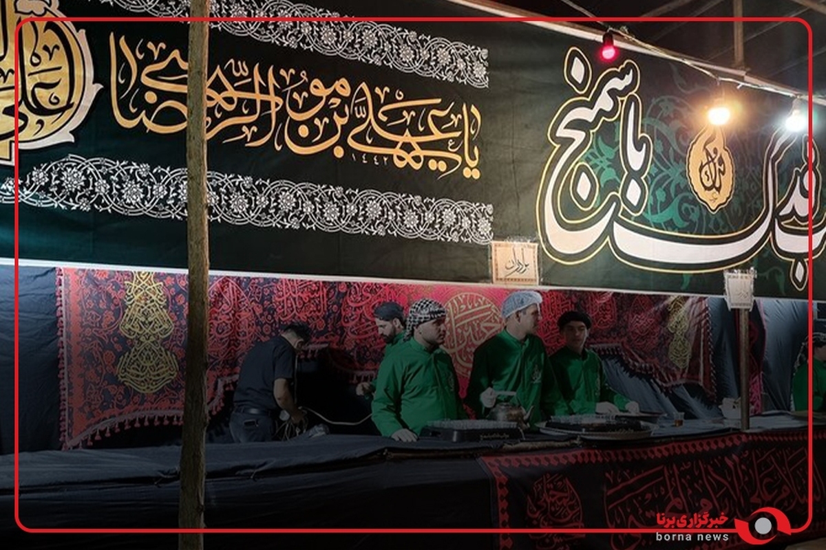 خدمت رسانی موکب جامعه ورزش و جوانان خراسان رضوی به زائران پیاده