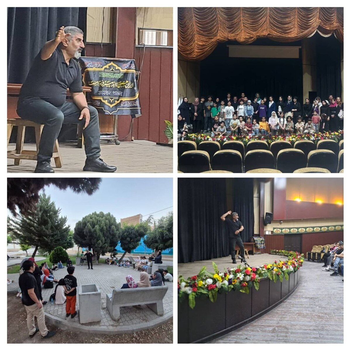 شور نقالی در شهریار؛ استاد حسین ظاهری افسانه‌های کهن را زنده کرد