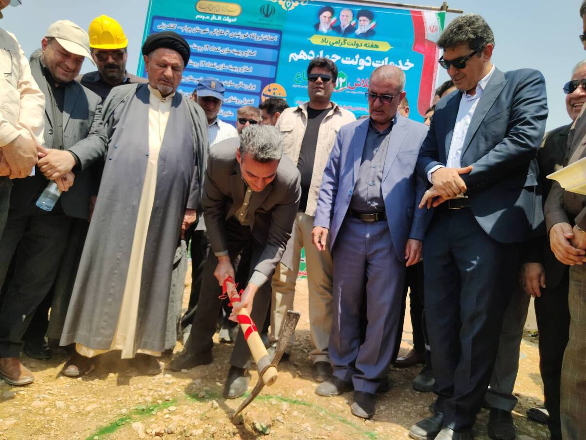 کلنگ نیروگاه 6 مگاواتی چرام به زمین زده شد