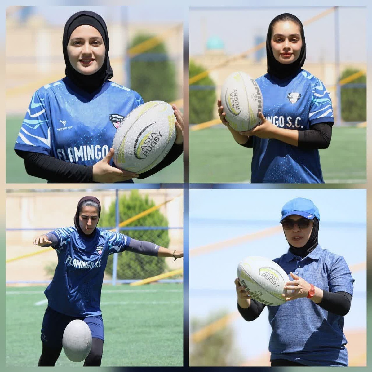 چهار نماینده از باشگاه فلامینگو کرمان در اردوی تیم ملی راگبی بانوان