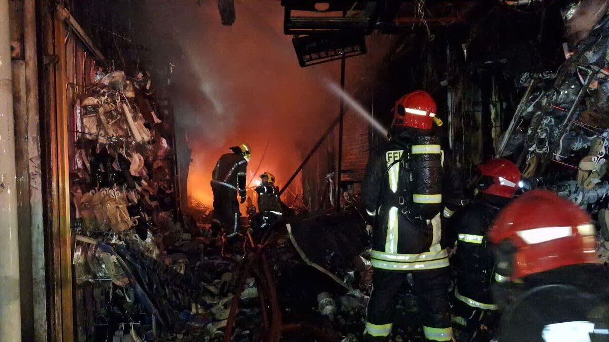 آتش نشان مشهدی آسمانی شد