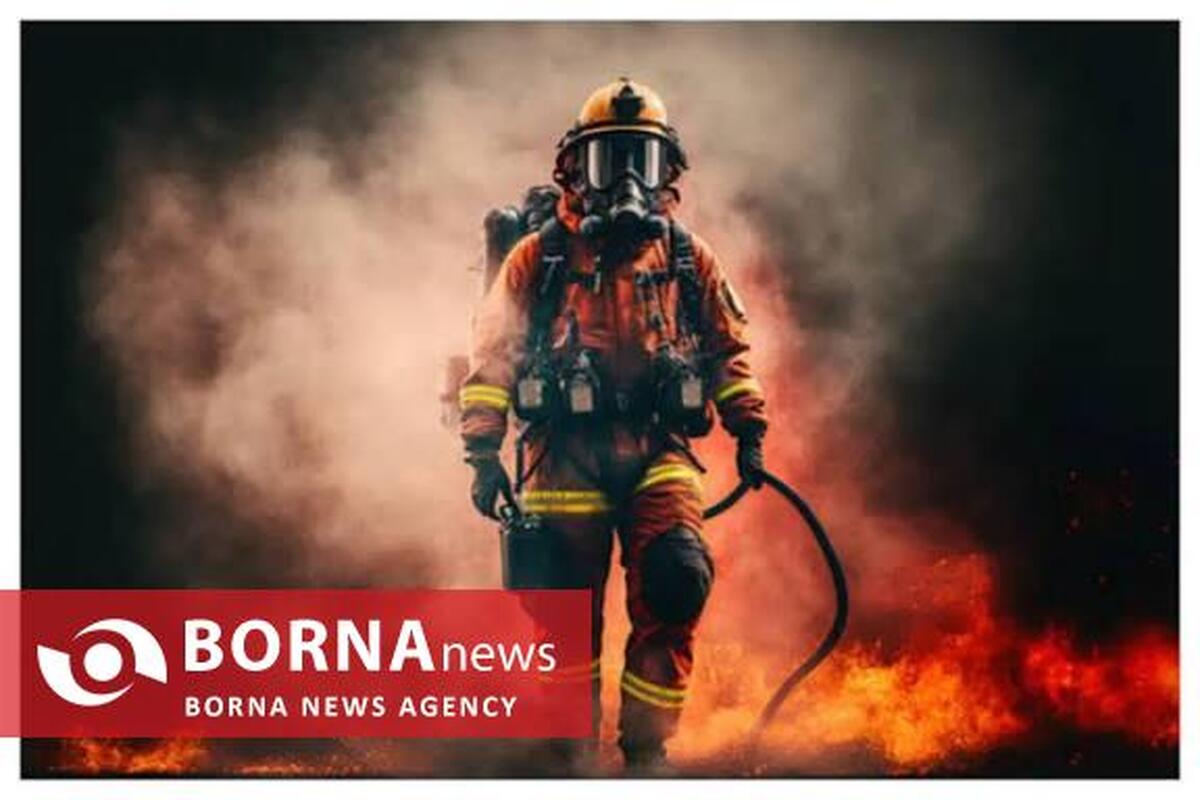 مهار آتش‌سوزی منزل مسکونی در چهارراه سنگر کرمانشاه
