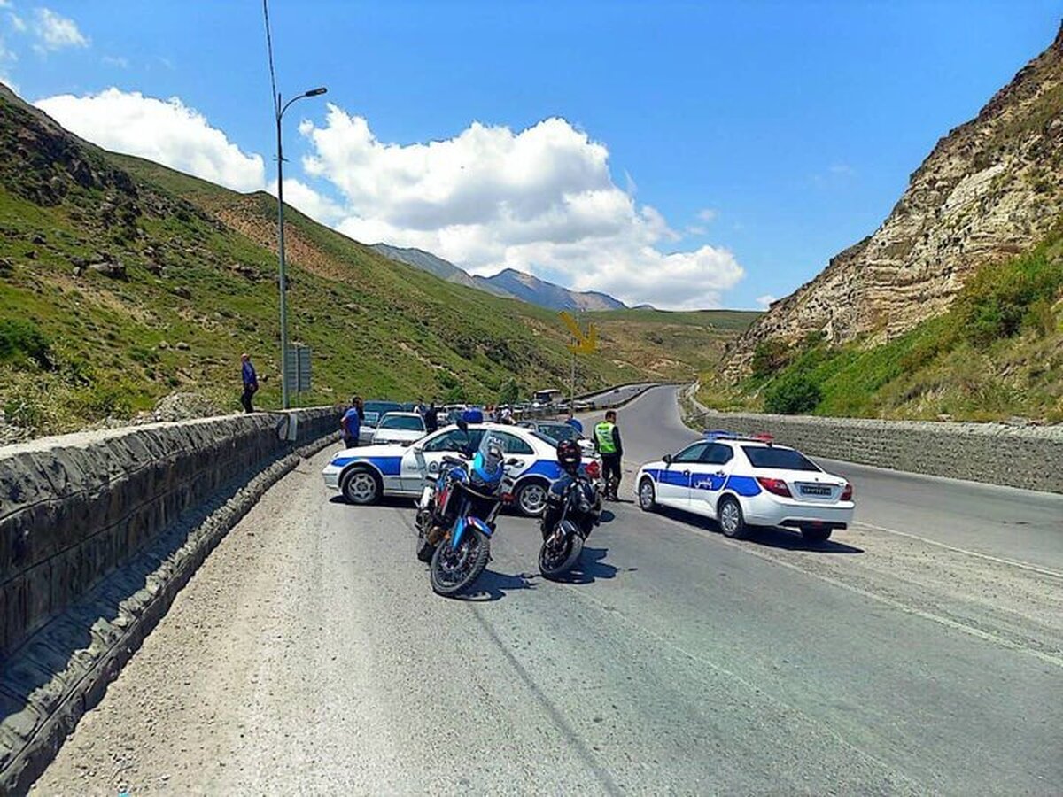 جاده هراز یکطرفه شد