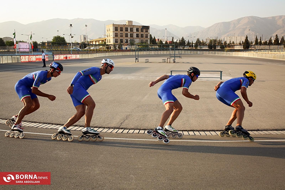 اردوی تیم ملی اسکیت سرعت اعزامی به مسابقات جهانی چین