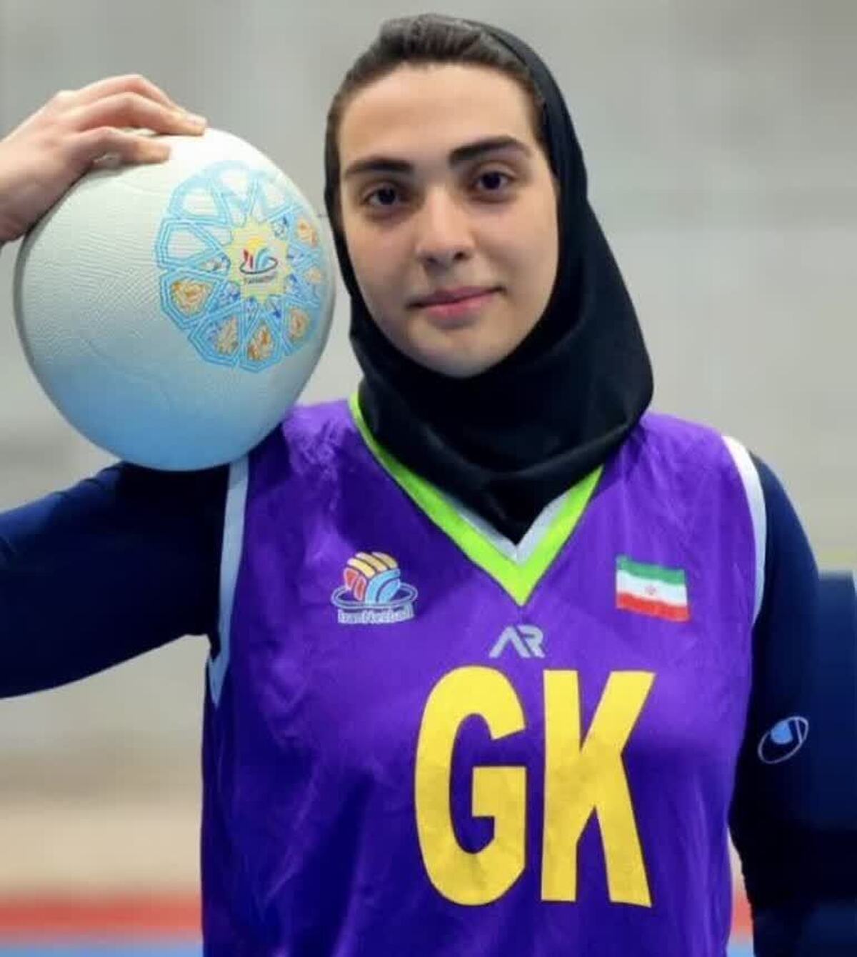 پیراهن تیم ملی نت بال برتن کاظم زاده