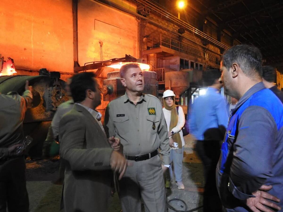 رصد شبانه واحدهای صنعتی استان قزوین 