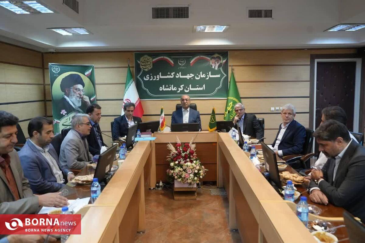 تأکید استاندار کرمانشاه بر تشکیل سازمان مستقل «سامانه گرمسیری» / کشاورزان نمونه باید در جلسات تصمیم‌گیری بخش کشاورزی حضور یابند