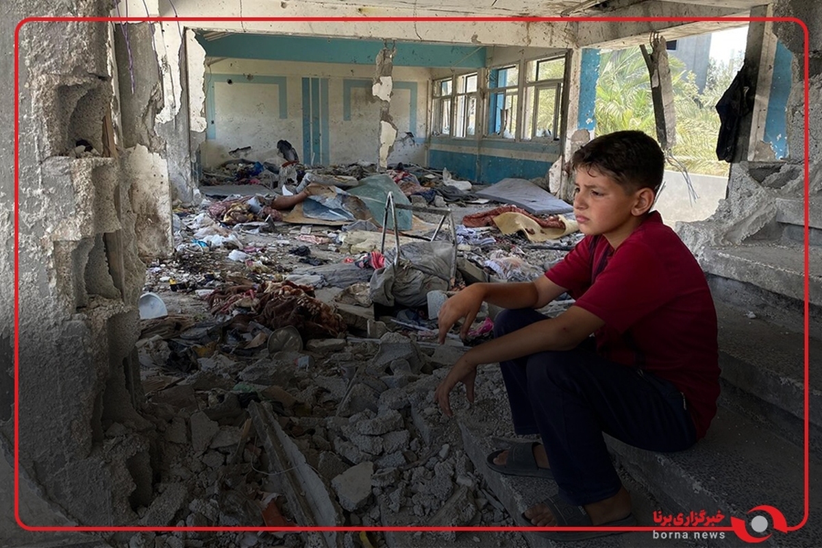 بمباران ۳ مدرسه در غزه