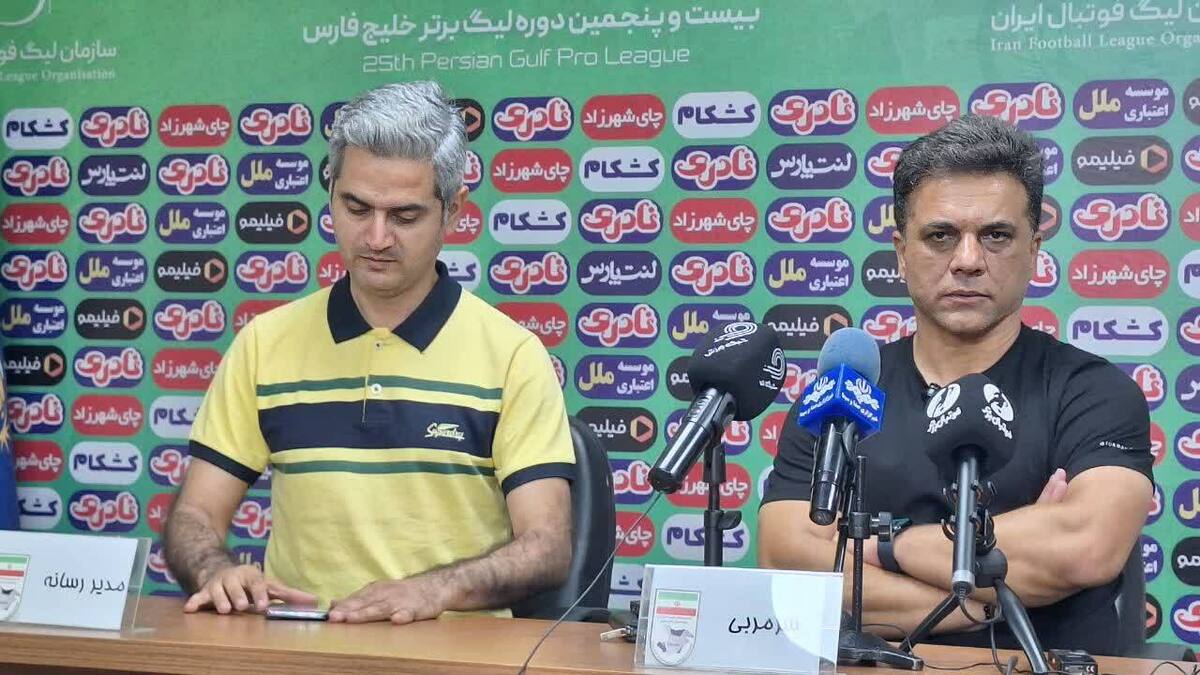 از نتیجه بازی راضی نیستم/ هفته های بعد بهتر می شویم 