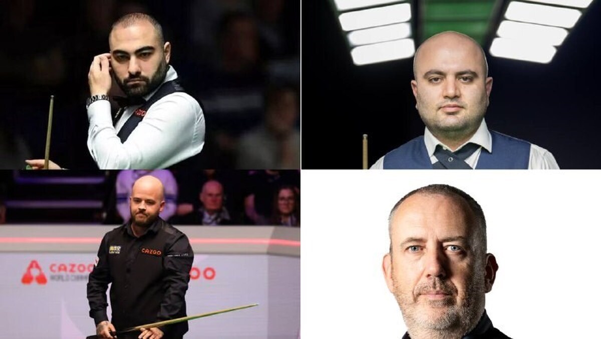 جدال جذاب سرخوش و وفایی برابر ویلیامز و لوکا در اسنوکر آزاد انگلیس