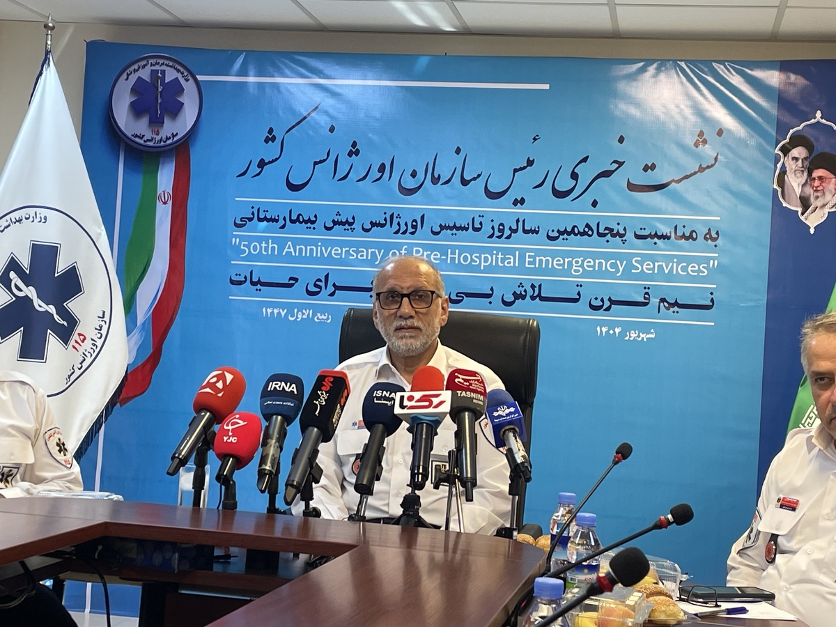 مصدومیت ۶ هزار نفر در جنگ‌تحمیلی ۱۲ روزه/ ۱۶ امدادگر اورژانس مجروح شدند