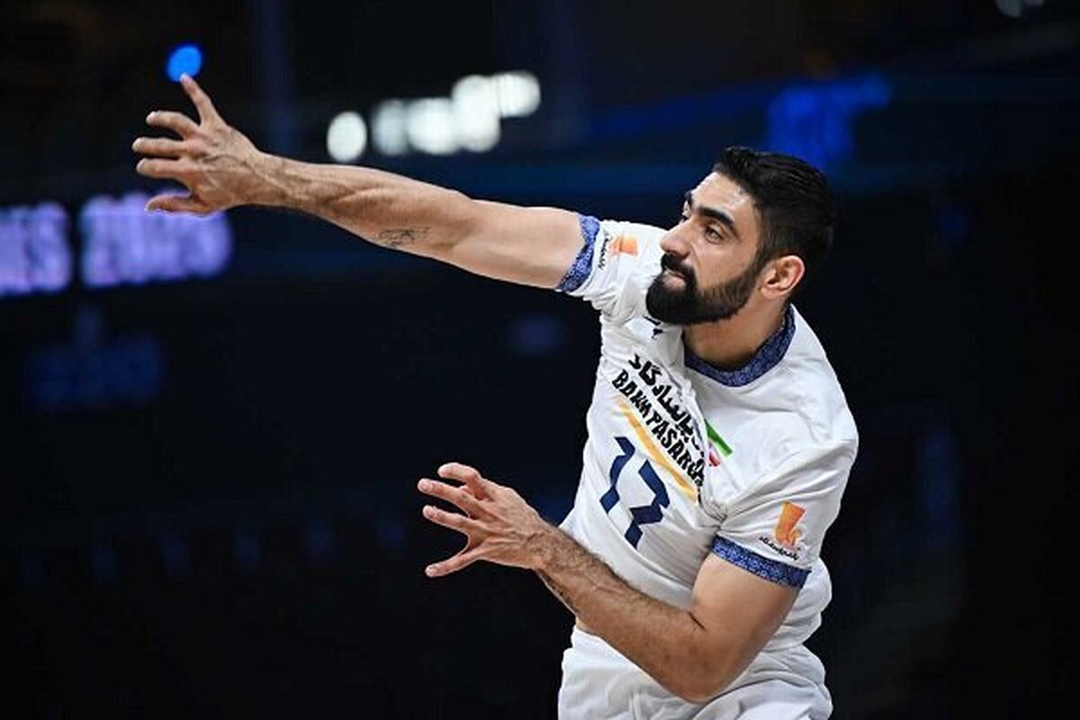 حاجی‌پور امتیازآورترین بازیکن ایران در دیدار با مصر