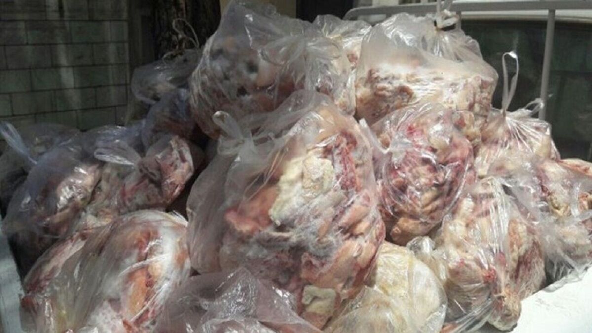 امحاء ۲۱ تُن گوشت و مرغ آلوده در قم