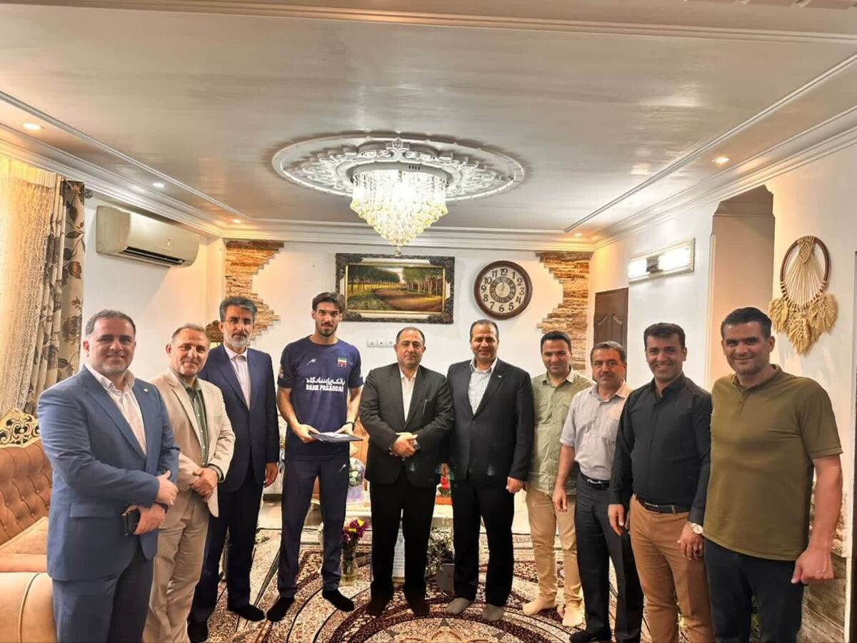 مدیرکل ورزش و جوانان مازندران به دیدار چهره شاخص تیم ملی والیبال جوانان رفت