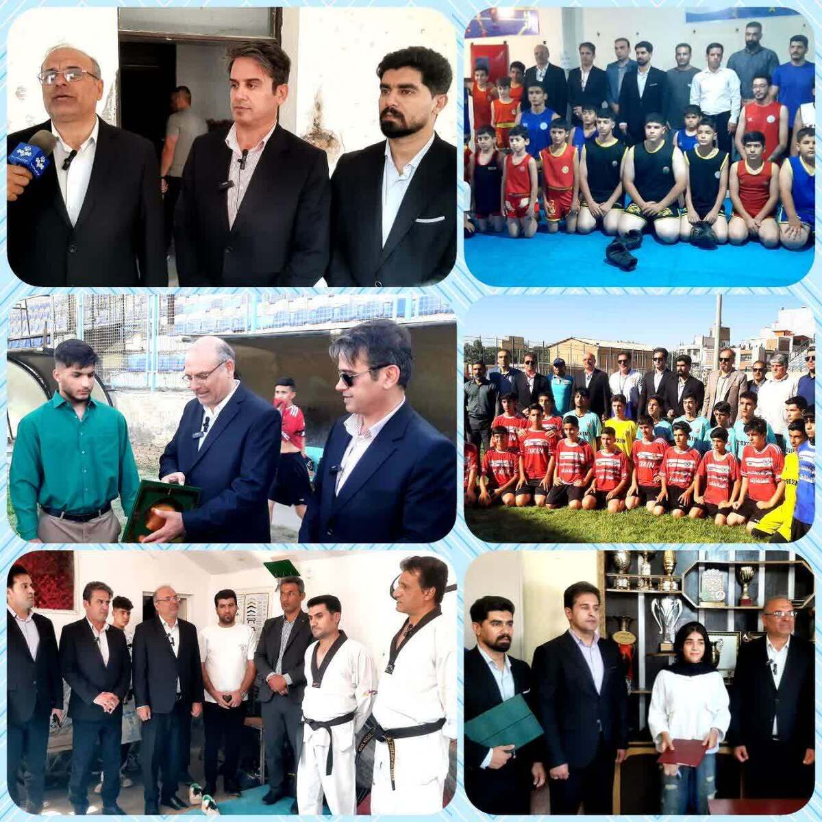 بازدید سرپرست  ورزش و جوانان لرستان از اماکن ورزشی دورود